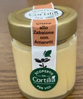 Crema allo zabaione con amaretti