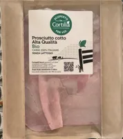 Prosciutto cotto alta qualita bio