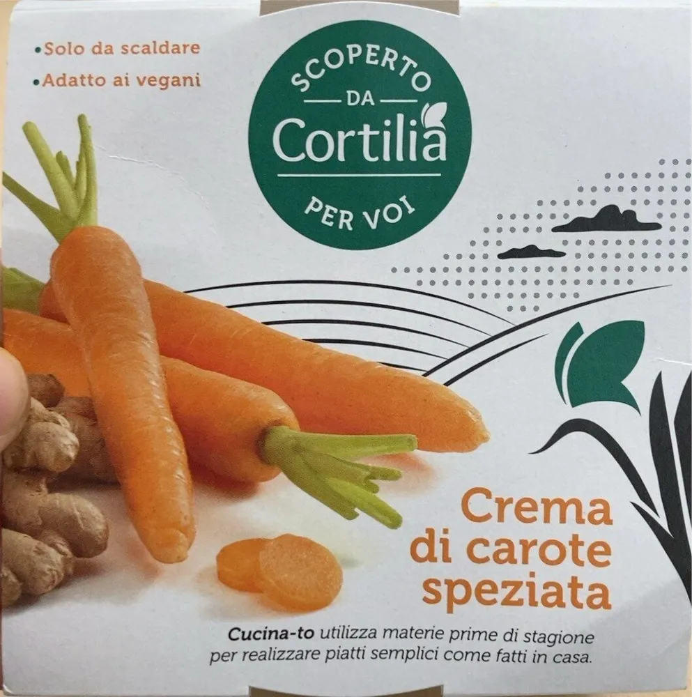 Crema di carote speziate