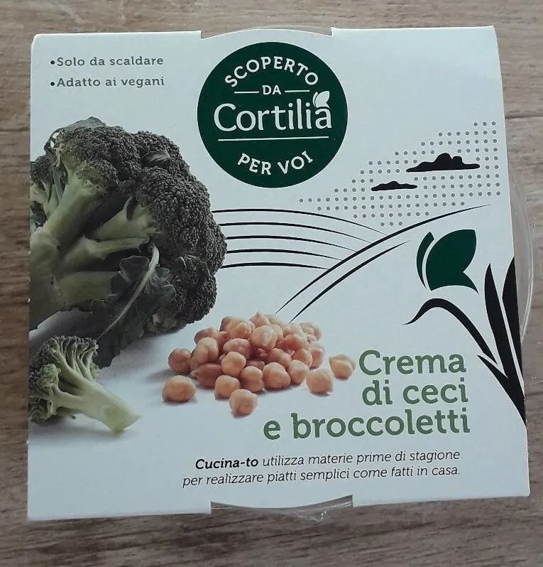 Crema di ceci e broccoletti