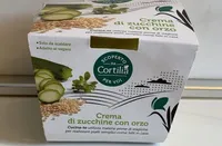 Crema di zucchine con orzo