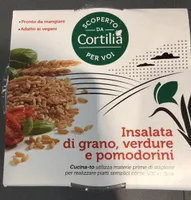 Insalata di grano verdure e pomodorini