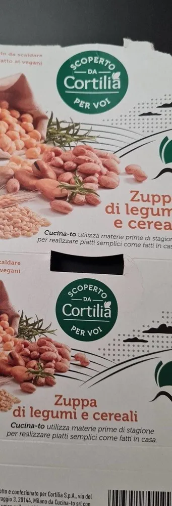Zuppa legumi e cereali
