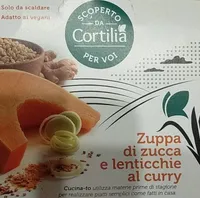 Zuppa di zucca e lenticchie al curry