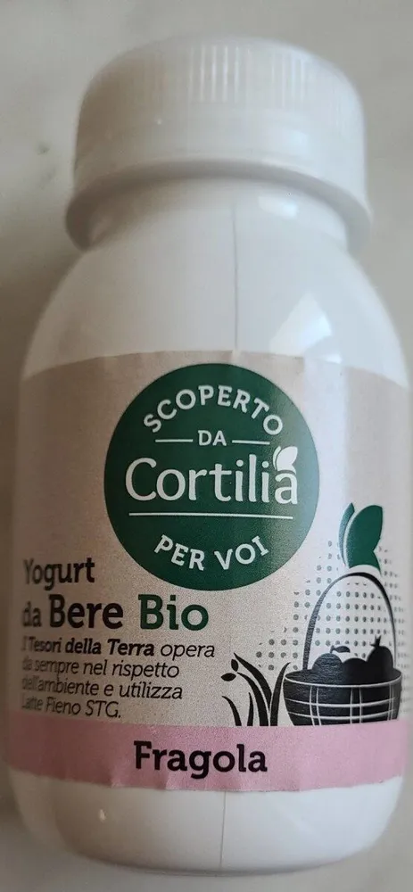 Yogurt da bere bio fragola