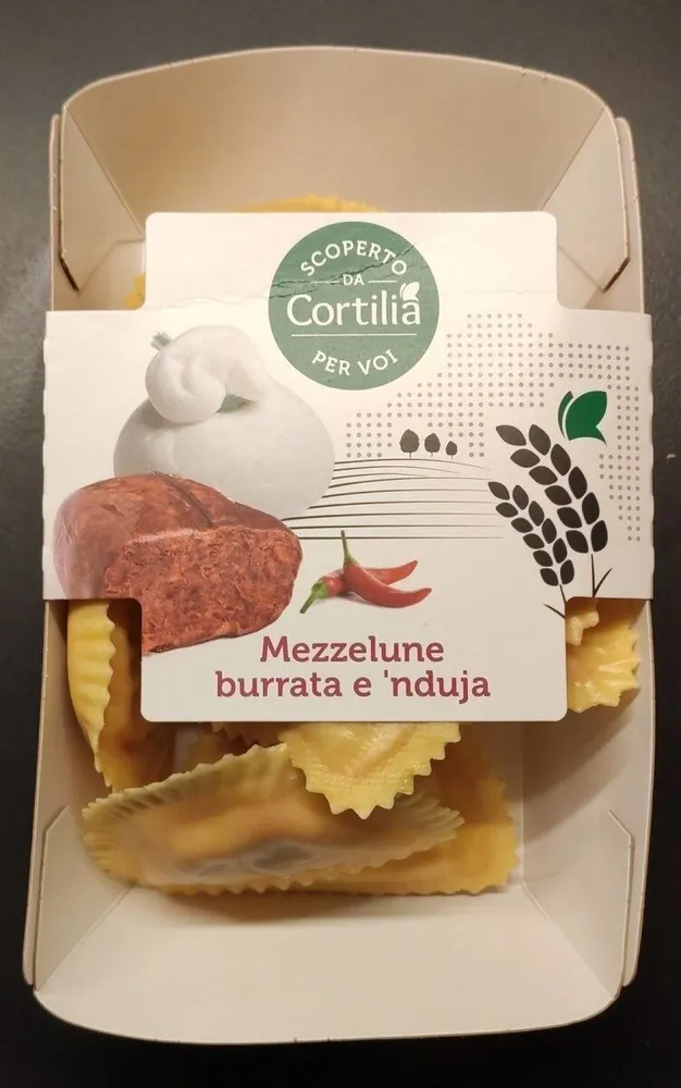 Mezzelune Burrata e 'nduja
