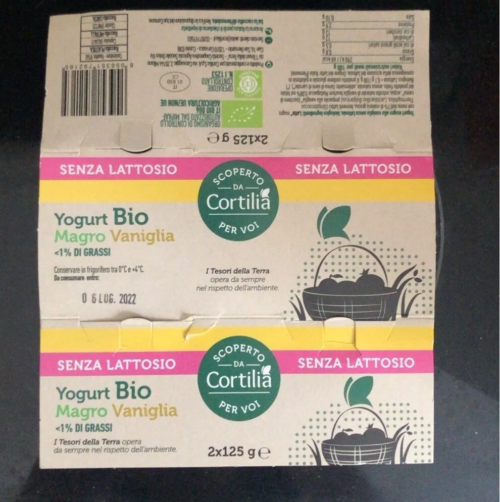 Yogurt bio magro