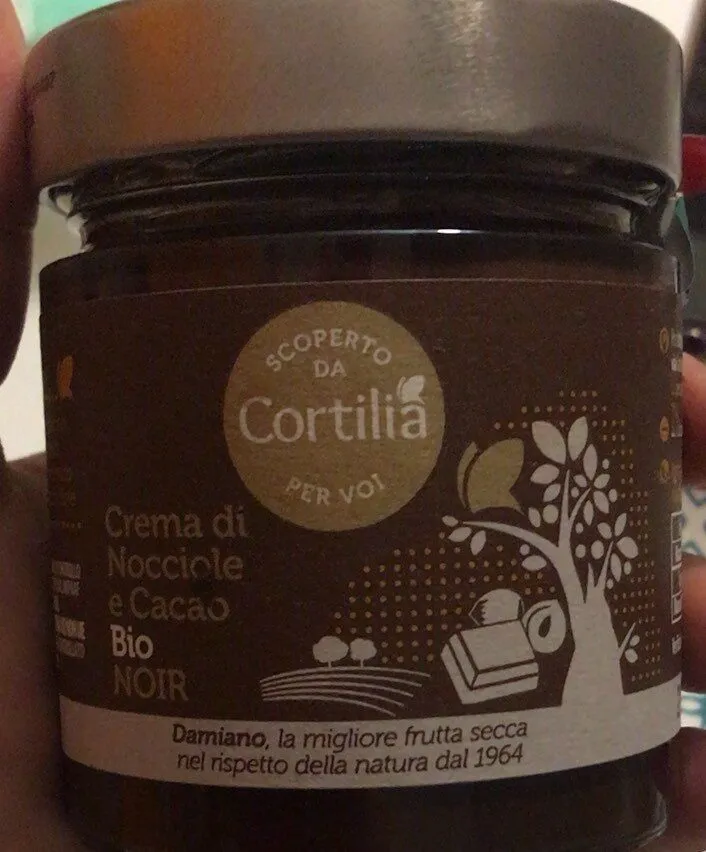 Crema di nocciole e cacao bio noir