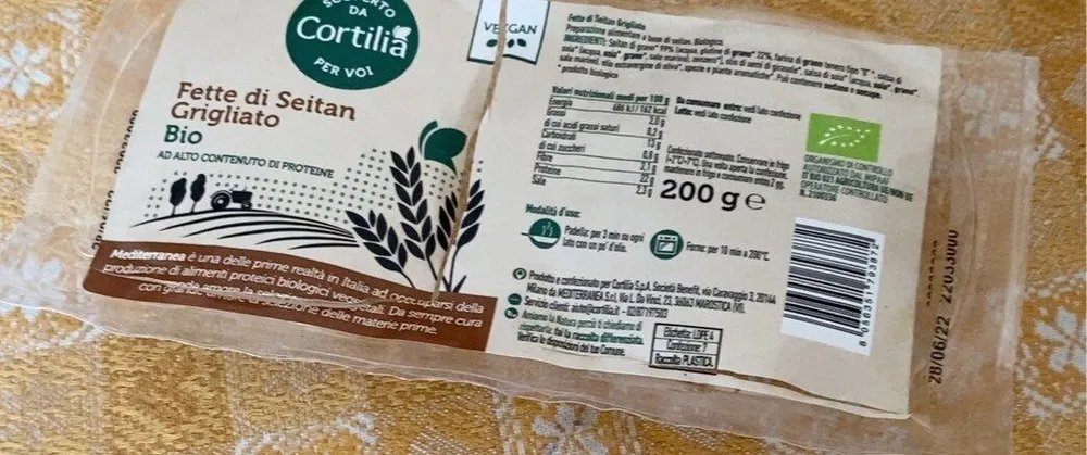 Fette di seitan grigliato