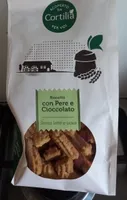 Biscotto con pere e cioccolato