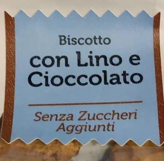 Biscotto con Lino e Cioccolato
