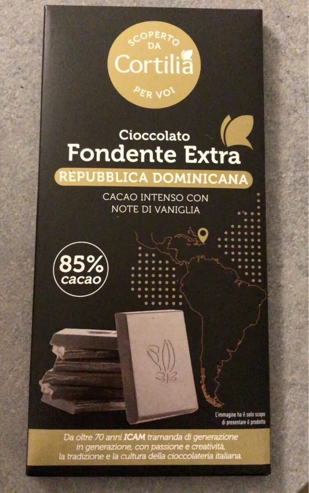 Cioccolato fondente extra 85%