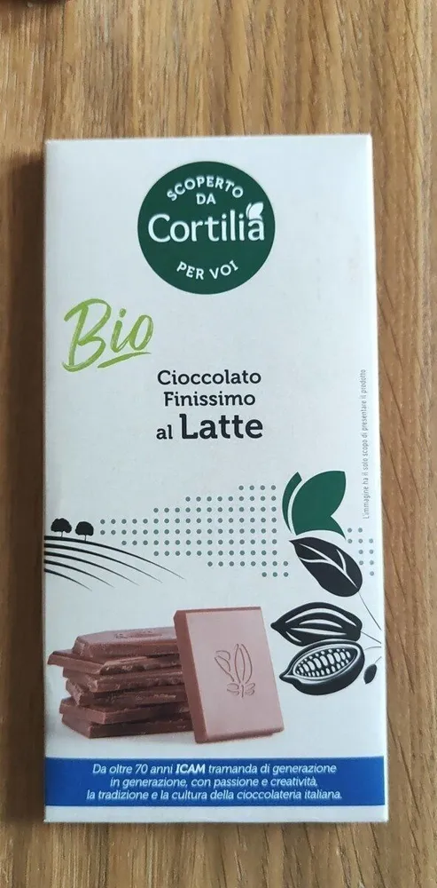 Cioccolato finissimo al latte bio