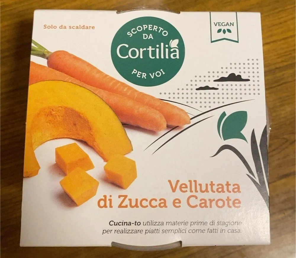 Vellutata zucca e carote