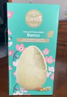 Uovo di cioccolato bianco