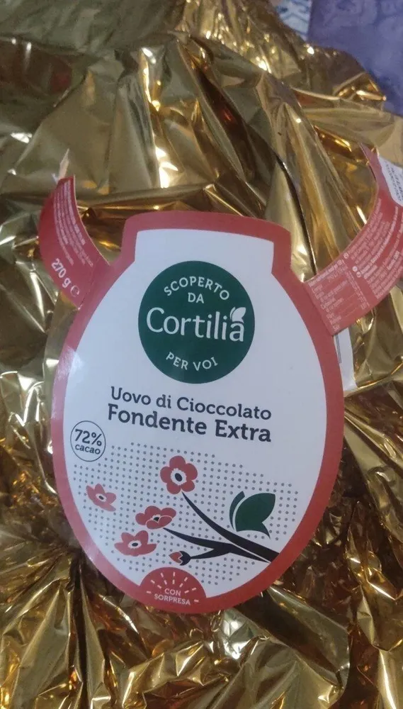 Uovo di cioccolato fondente extra