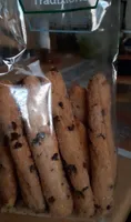 Bastoncini con gocce di cioccolato fondente