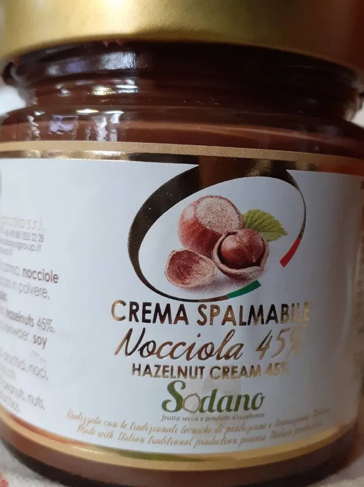 Crema spalmabile nocciola 45%