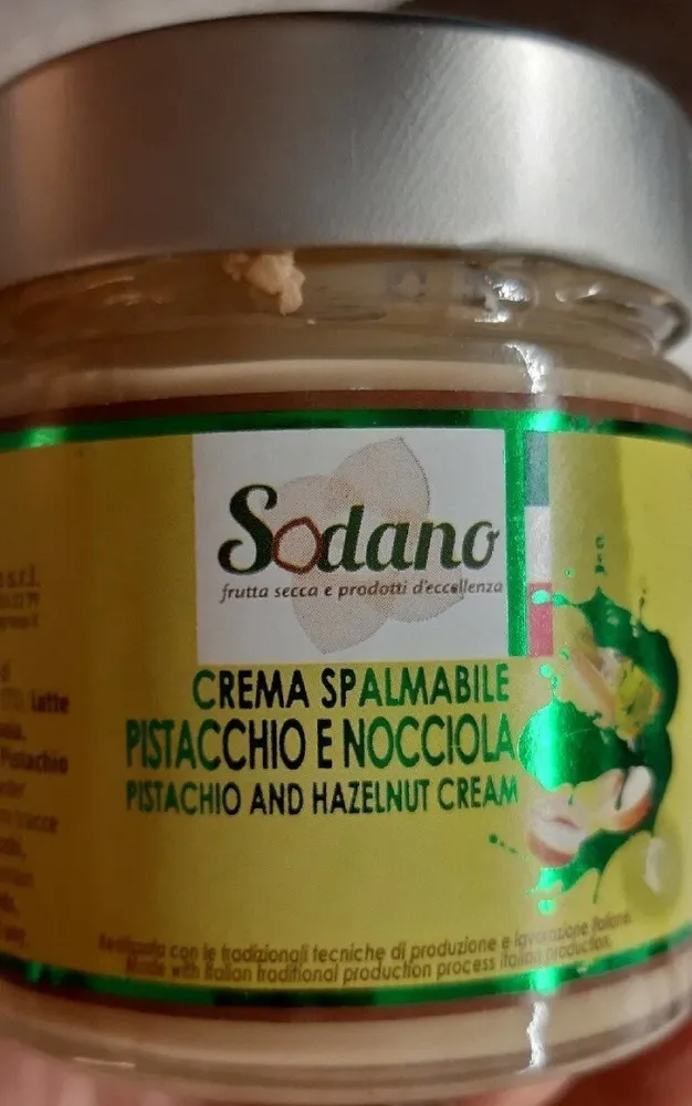 Crema spalmabile pistacchio e nocciola