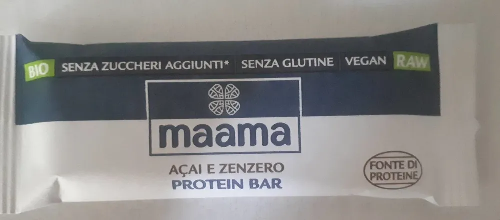 Acai e zenzero protein bar