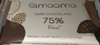 Tableta de chocolate negro orgánico 75%