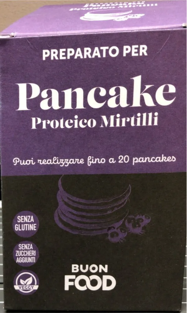 Pancake proteico mirtilli