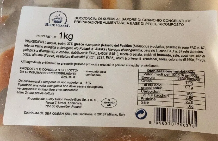 Bocconcini di surimi