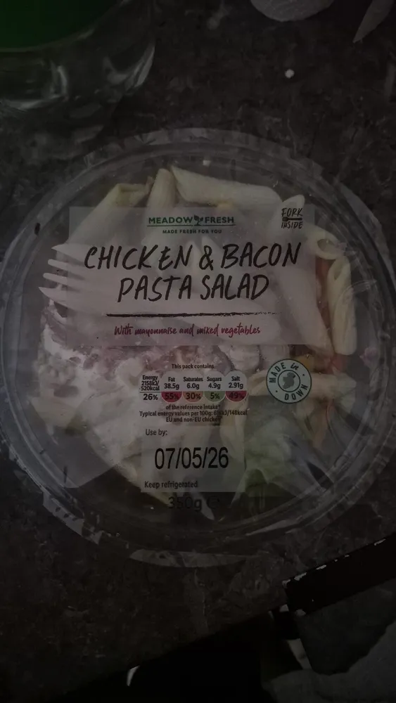 Chicken And Bacon Pasta Salad