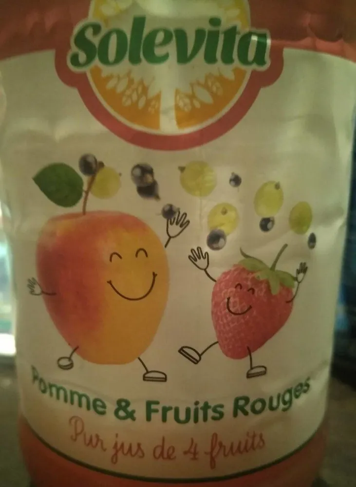 Pommes et fruits rouges