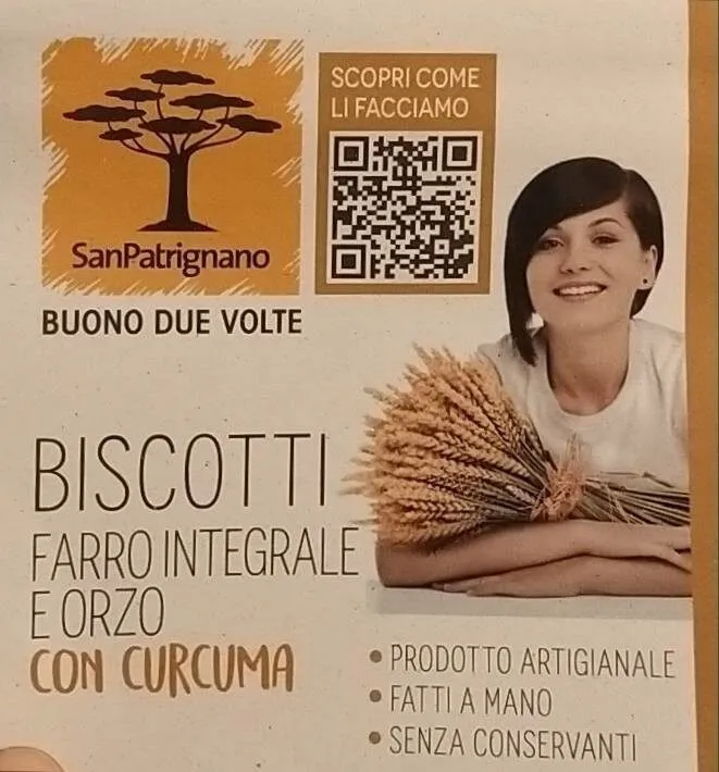 Biscotti Farro integrale e Orzo con curcuma