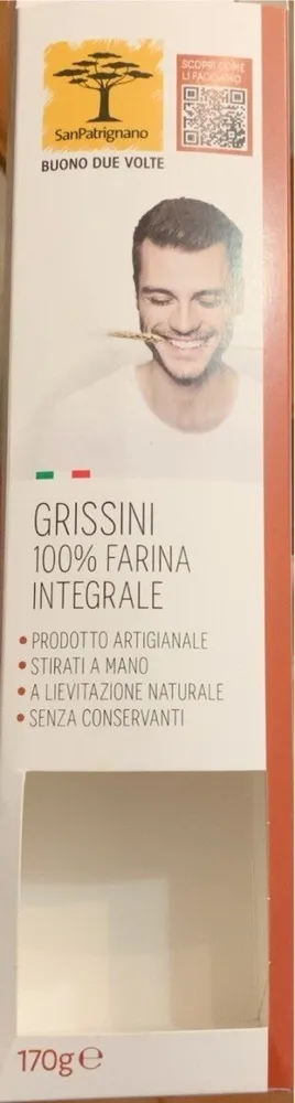 Grissini 100% farina integrale