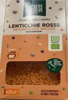 Lenticchie rosse decorticate secche