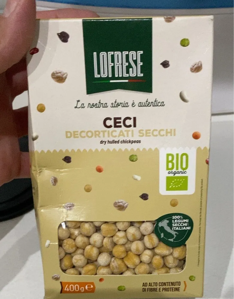 Ceci decorticati