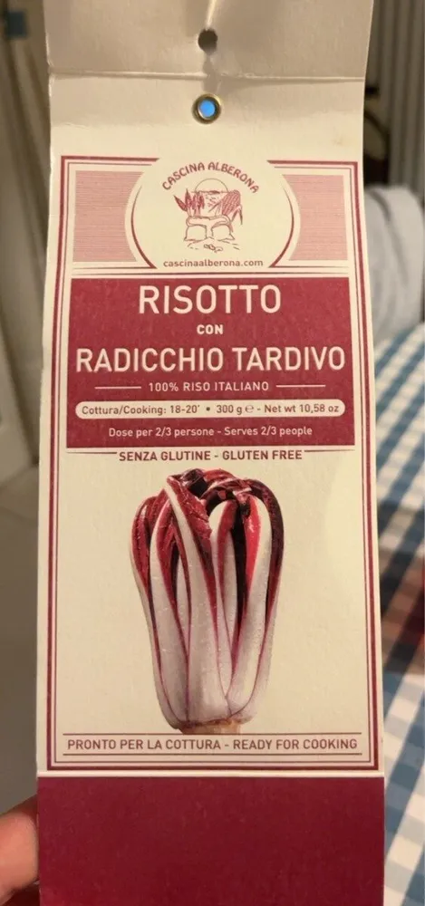 RISOTTO con RADICCHIO TARDIVO