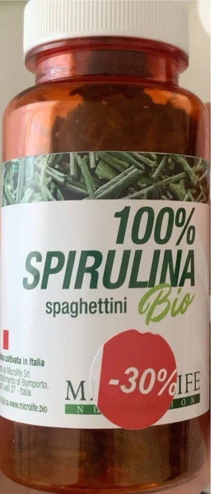 100% SPIRULINA spaghettini Bio