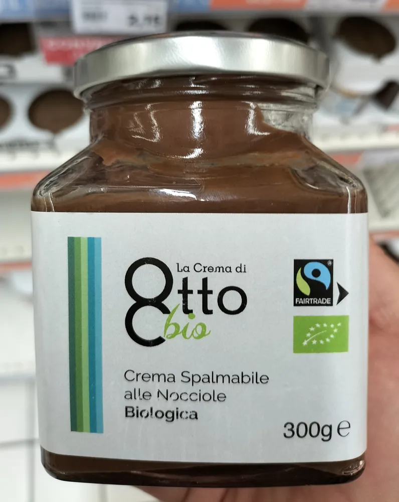 Crema spalmabile alle nocciole biologica