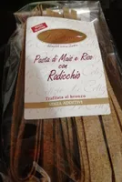 Pasta di mais e riso con radicchio