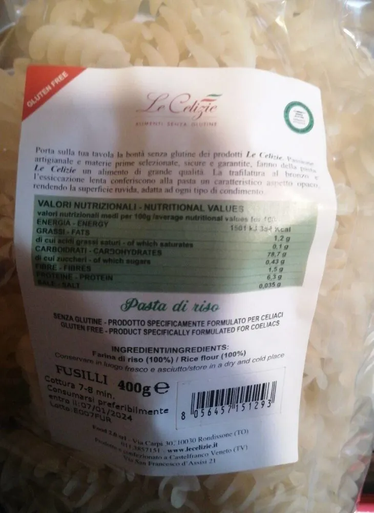 Pasta di riso