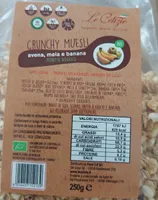 Crunchy muesli avena, mela e banana