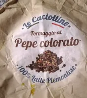 Caciottina al pepe colorato