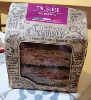 Il pagnotto tirolese(speck,brie e mirtilli)