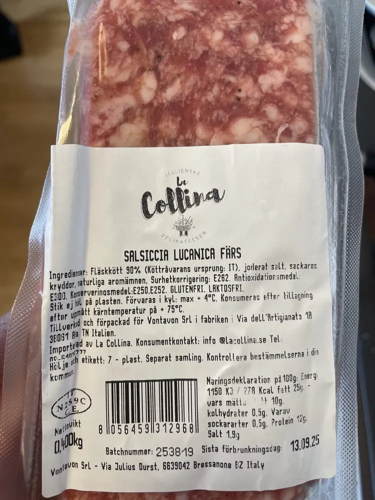 Salsiccia Lucanica Färs