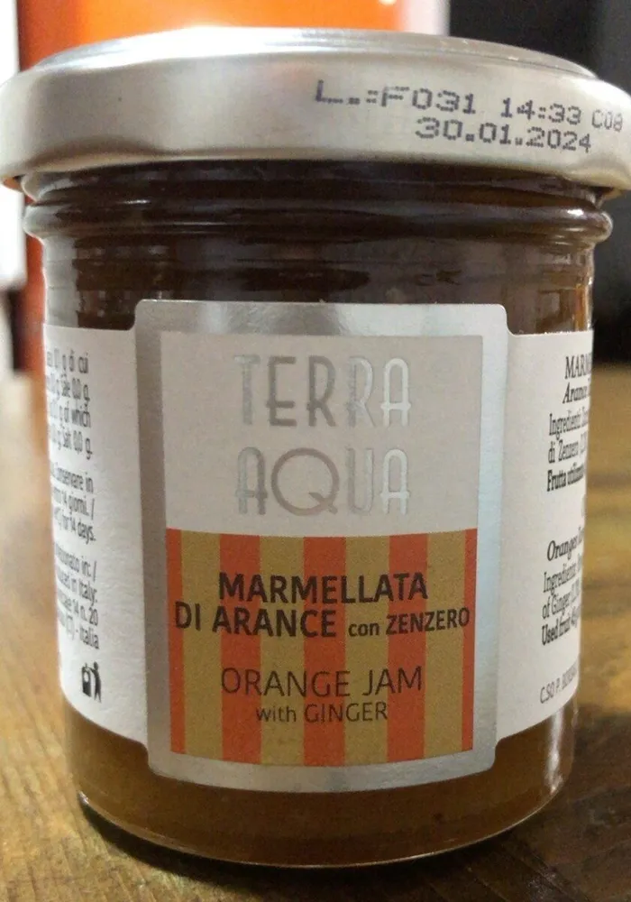 Marmellata di arance con zenzero