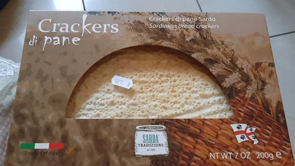 Crackers di pane Sardo