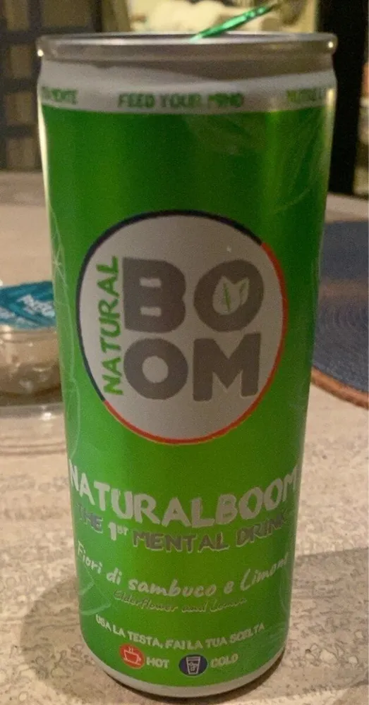 Natural boom fiori di sambuco e limone