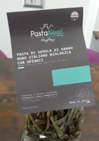 Pasta di semola di grano duro italiano biologica con spinacci