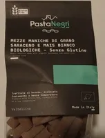Mezze maniche di grano saraceno e mais bianco biologiche