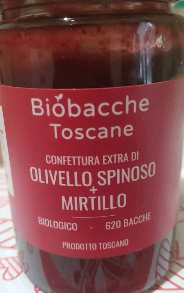 Confettura extra di olivello spinoso + mirtillo