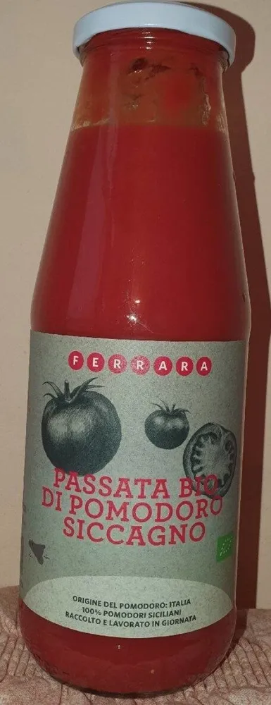 Passata bio di pomodoro siccagno
