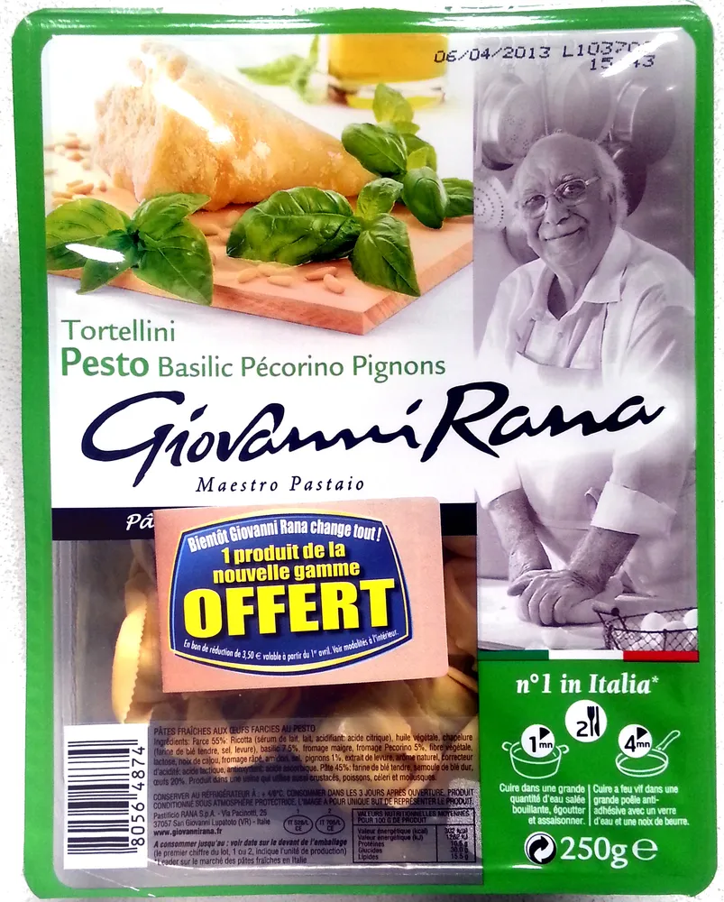 Pâtes fraîches aux œufs farcies au pesto